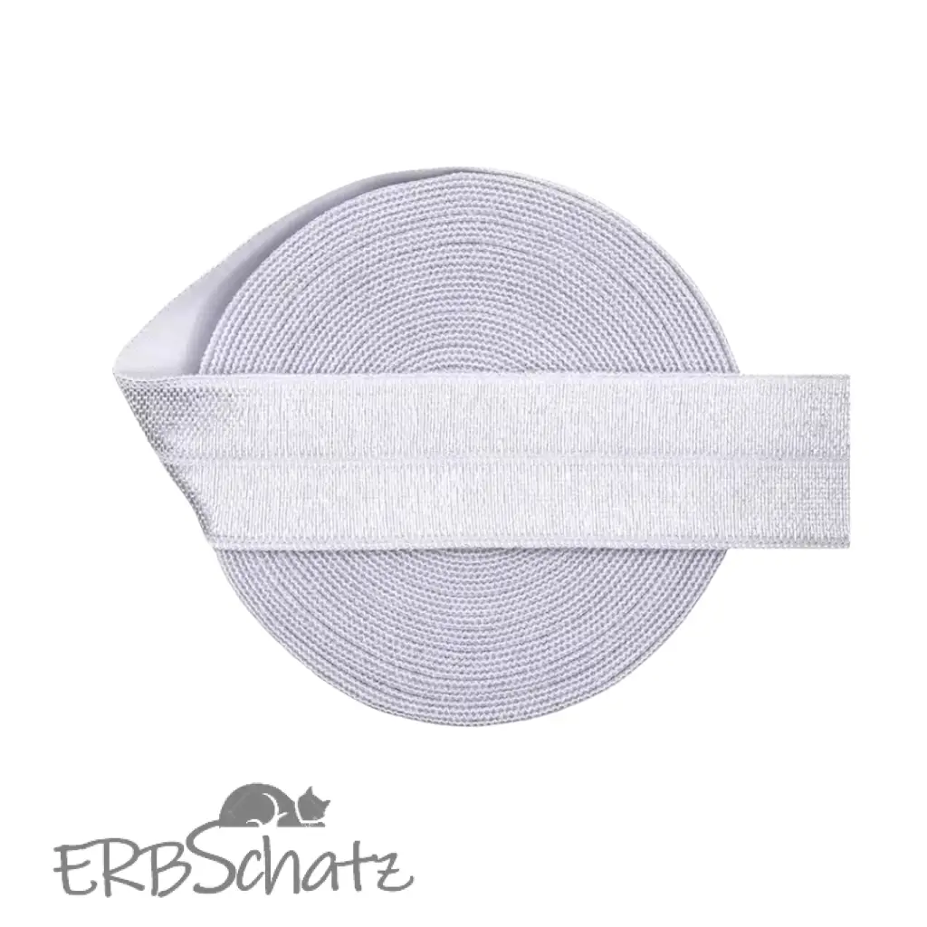 Falzgummiband Farbauswahl breite 20mm - Hell Flieder