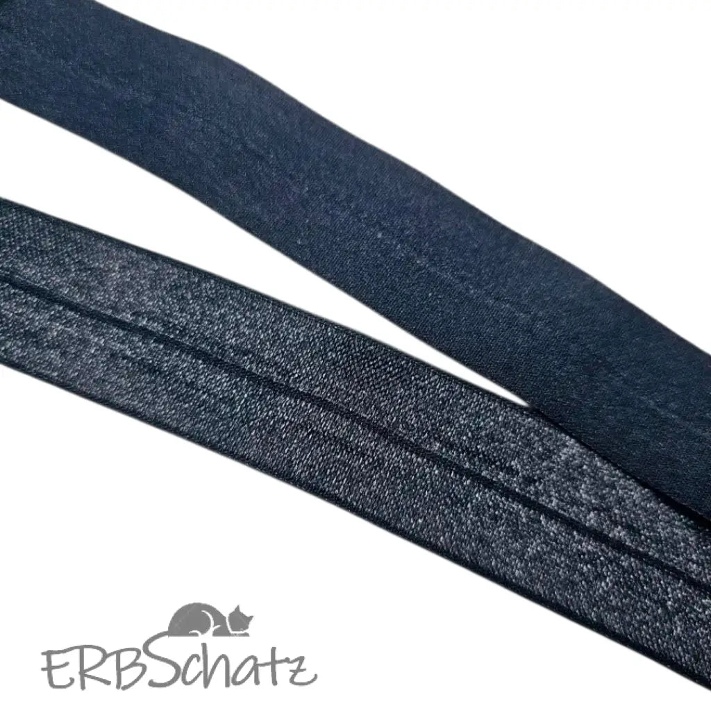 Falzgummiband Farbauswahl breite 25mm - Black