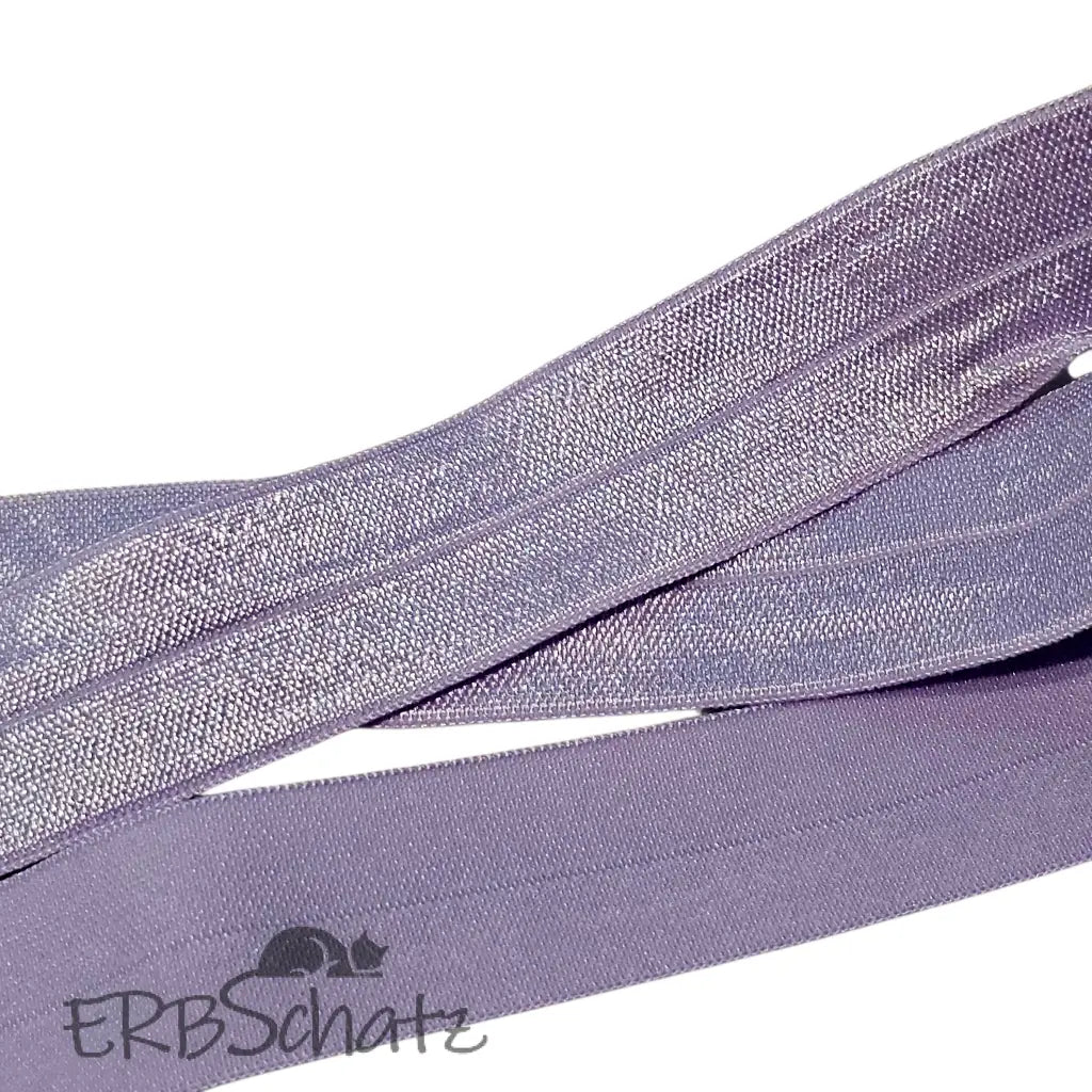 Falzgummiband Farbauswahl breite 25mm - Lavendel