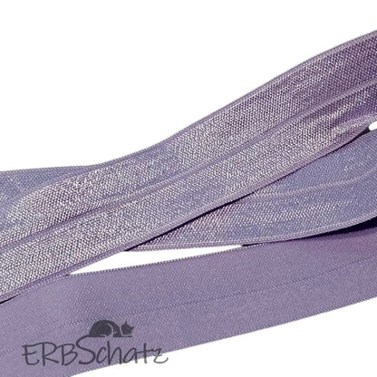 Falzgummiband Farbauswahl breite 25mm - Lavendel