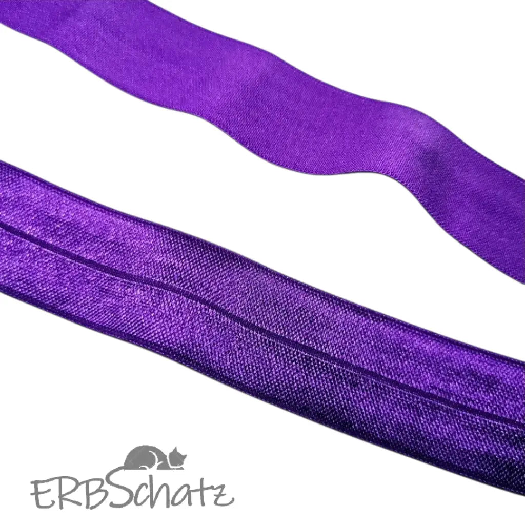 Falzgummiband Farbauswahl breite 25mm - Purple
