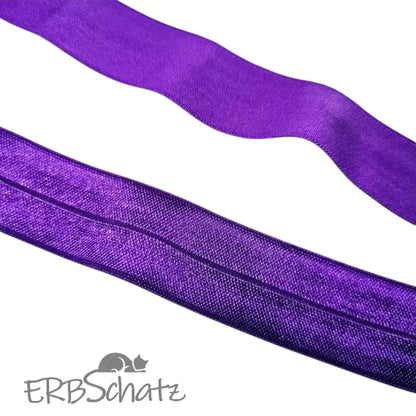 Falzgummiband Farbauswahl breite 25mm - Purple