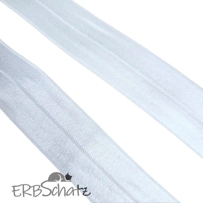 Falzgummiband Farbauswahl breite 25mm - Weiß