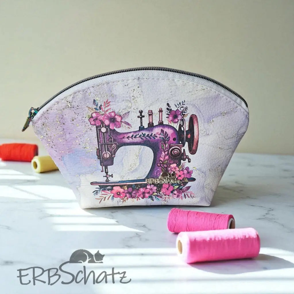 Freebie Schnittmuster Erbschatz Kosmetiktasche RoundTop