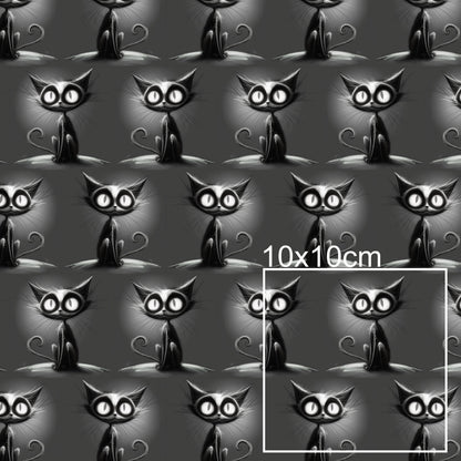Kunstleder Grey Cat | 50x130 cm