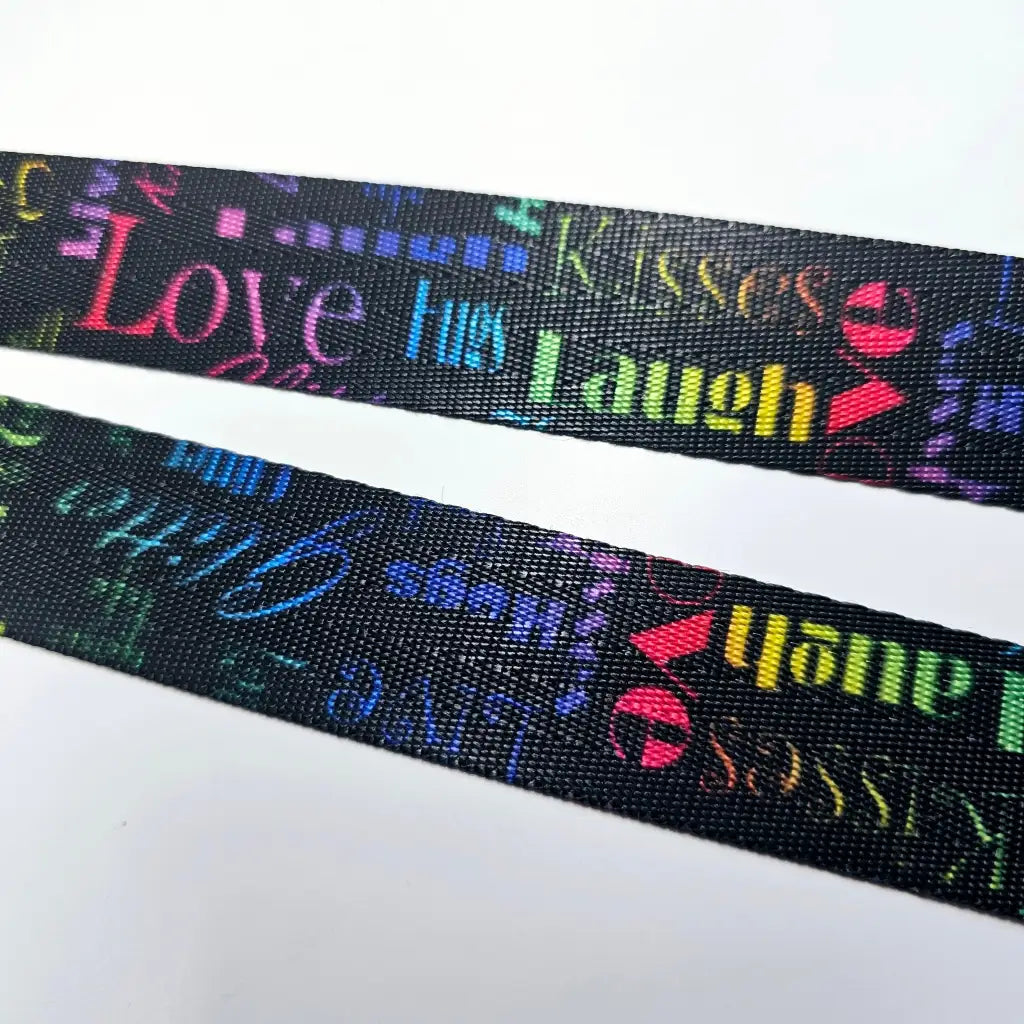 Gurtband bedruckt verschiedene Designs 25mm