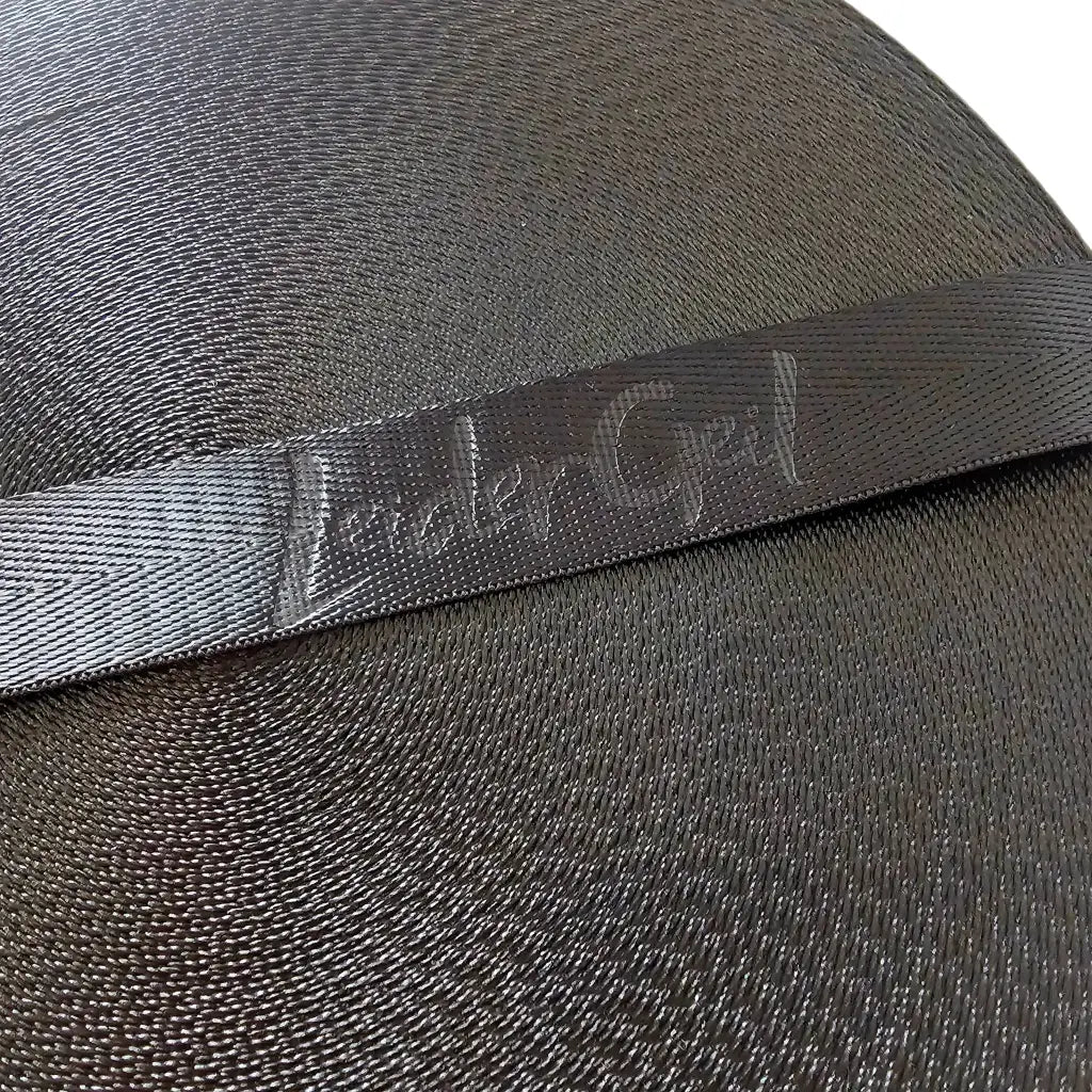 Gurtband Eigenproduktion embossed ’LeiderGeil’ | 25mm