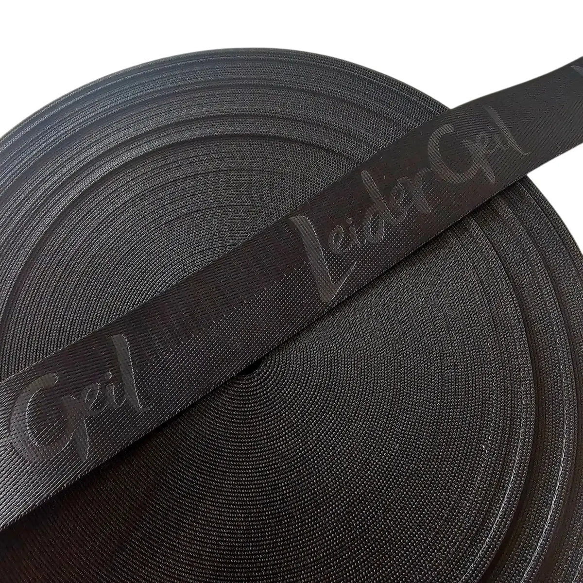 Gurtband Eigenproduktion embossed ’LeiderGeil’ | 25mm