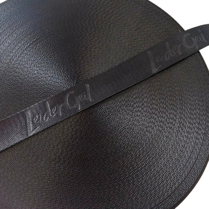 Gurtband Eigenproduktion embossed ’LeiderGeil’ | 25mm
