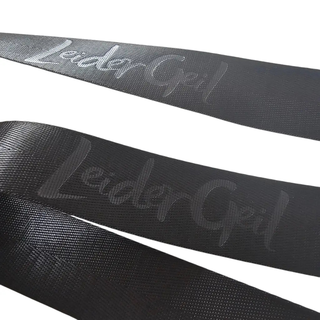 Gurtband Eigenproduktion embossed ’LeiderGeil’ | 38mm