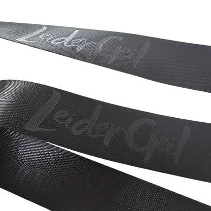 Gurtband Eigenproduktion embossed ’LeiderGeil’ | 38mm