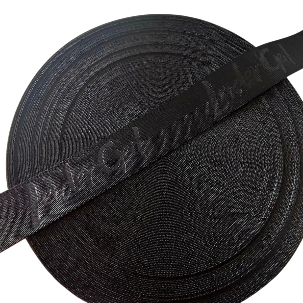 Gurtband Eigenproduktion embossed ’LeiderGeil’ | 38mm