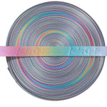 Gurtband Eigenproduktion embossed ’LeiderGeil’ | Pastell