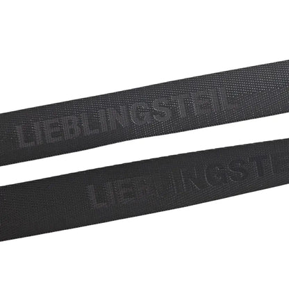 Gurtband Eigenproduktion embossed ’Lieblingsteil’ 25mm