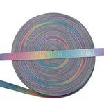 Gurtband Eigenproduktion embossed ’Lieblingsteil’ | Pastell