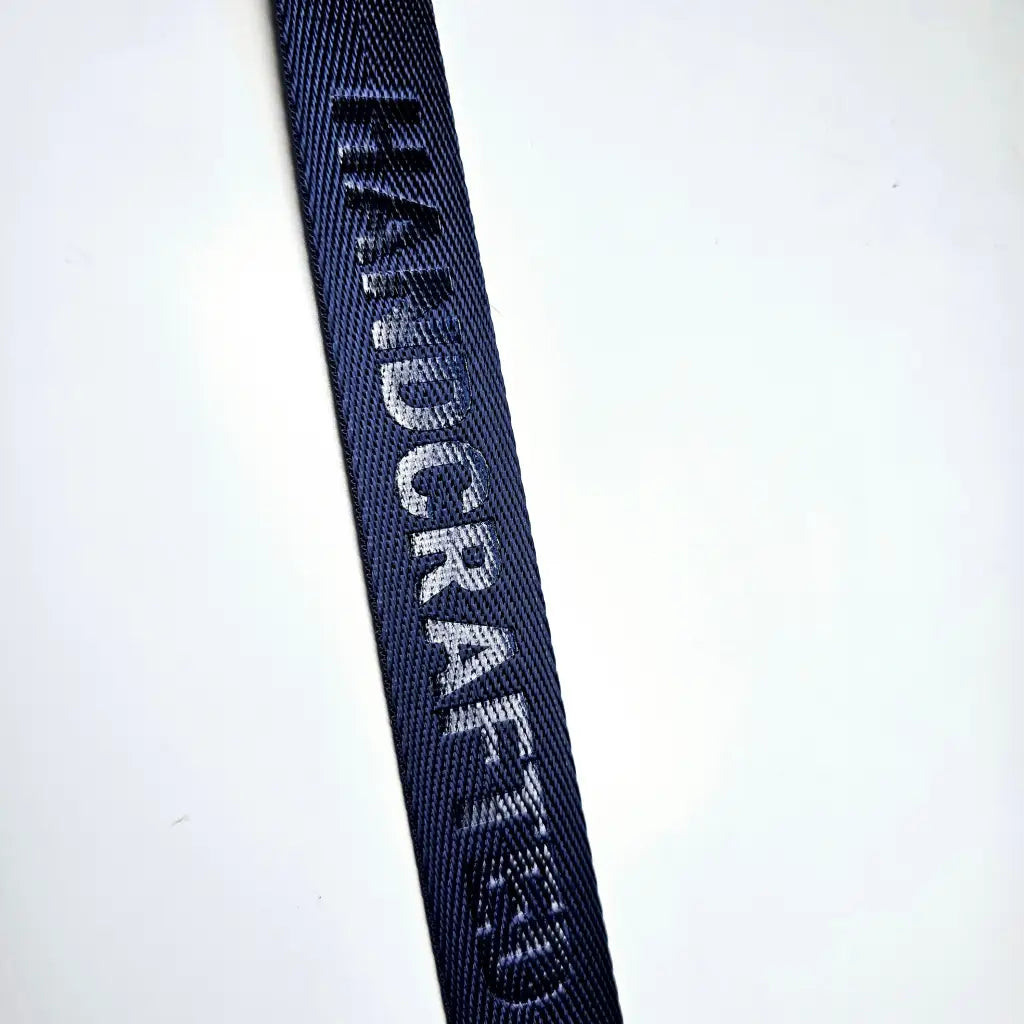 Gurtband embossed ’Handcrafted’ 25mm