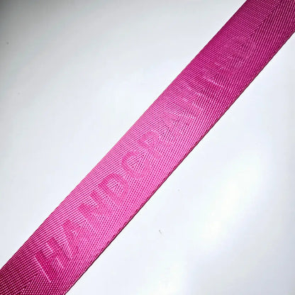 Gurtband embossed ’Handcrafted’ 38mm