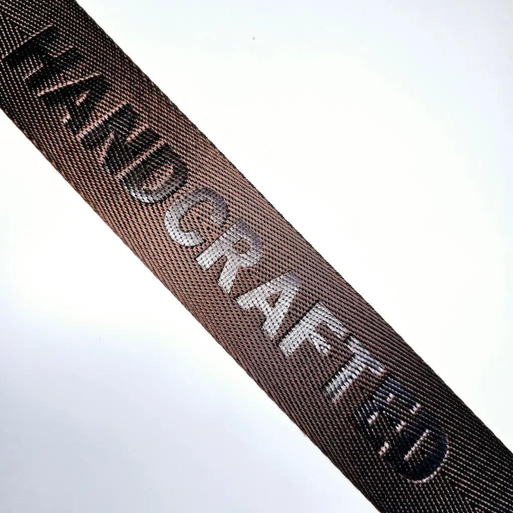 Gurtband embossed ’Handcrafted’ 38mm