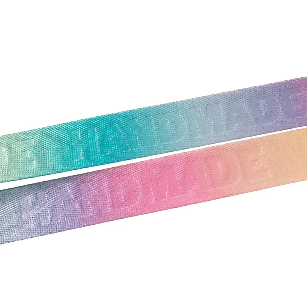 Gurtband embossed ’HANDMADE’ | 25mm