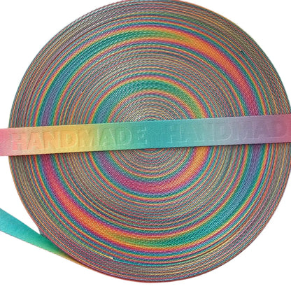 Gurtband embossed ’HANDMADE’ | 25mm