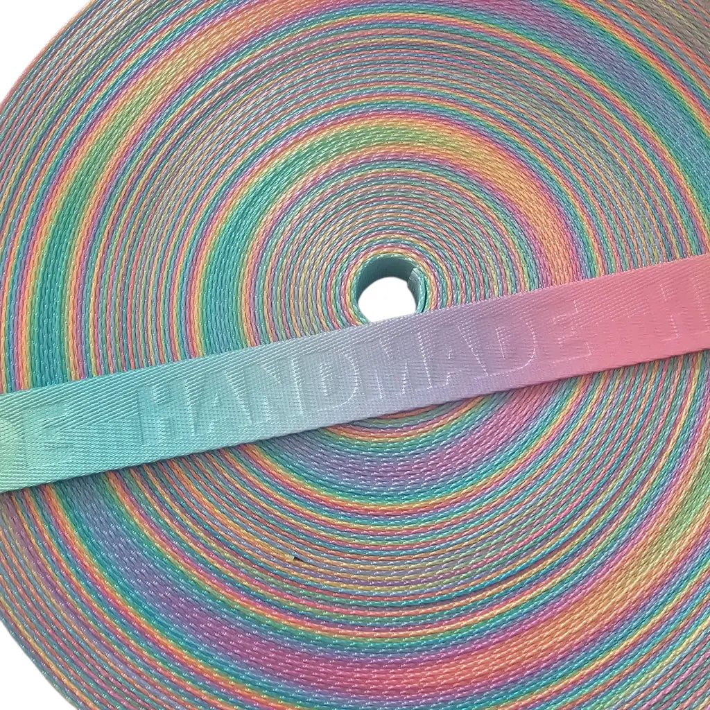 Gurtband embossed ’HANDMADE’ | 25mm