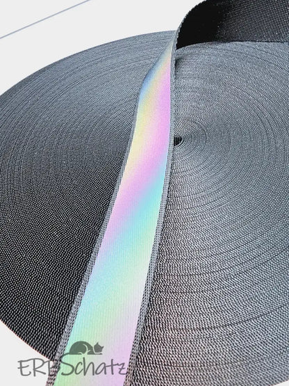 Gurtband Rainbow od. White reflektierend verschiedene