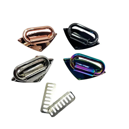 Gurtbandhalter eckige Form Durchlass 31mm Gun Metal