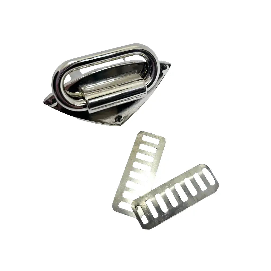 Gurtbandhalter eckige Form Durchlass 31mm Gun Metal