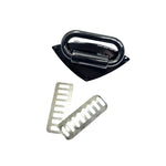 Gurtbandhalter eckige Form Durchlass 31mm Gun Metal