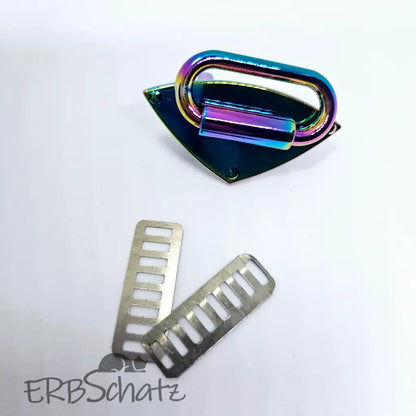 Gurtbandhalter eckige Form Durchlass 31mm - Rainbow