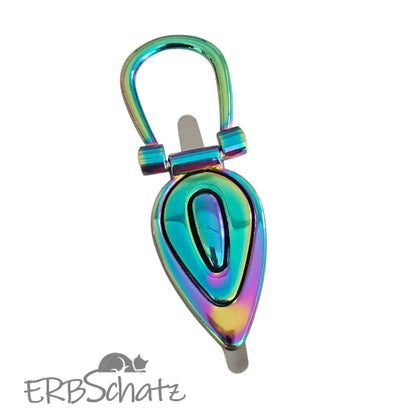 Gurtbandhalter Tropfen Form Durchlass 20 mm - Rainbow