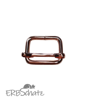 Gurtschieber Farbauswahl für 25mm Gurtband Roségold