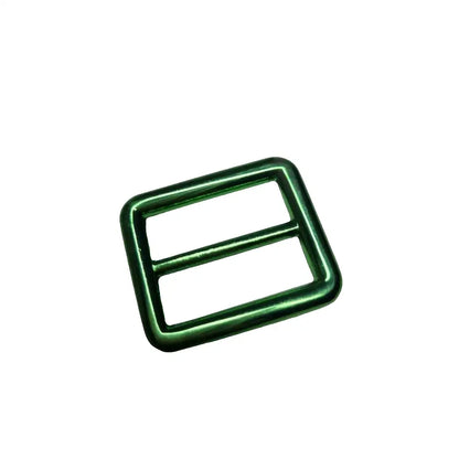 Gurtschieber/Gurtaufhängung Metallic Grün/ Blau für 25mm