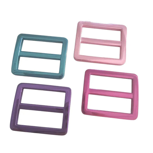 Gurtschieber/Gurtaufhängung Metallic modern Pink / Lila