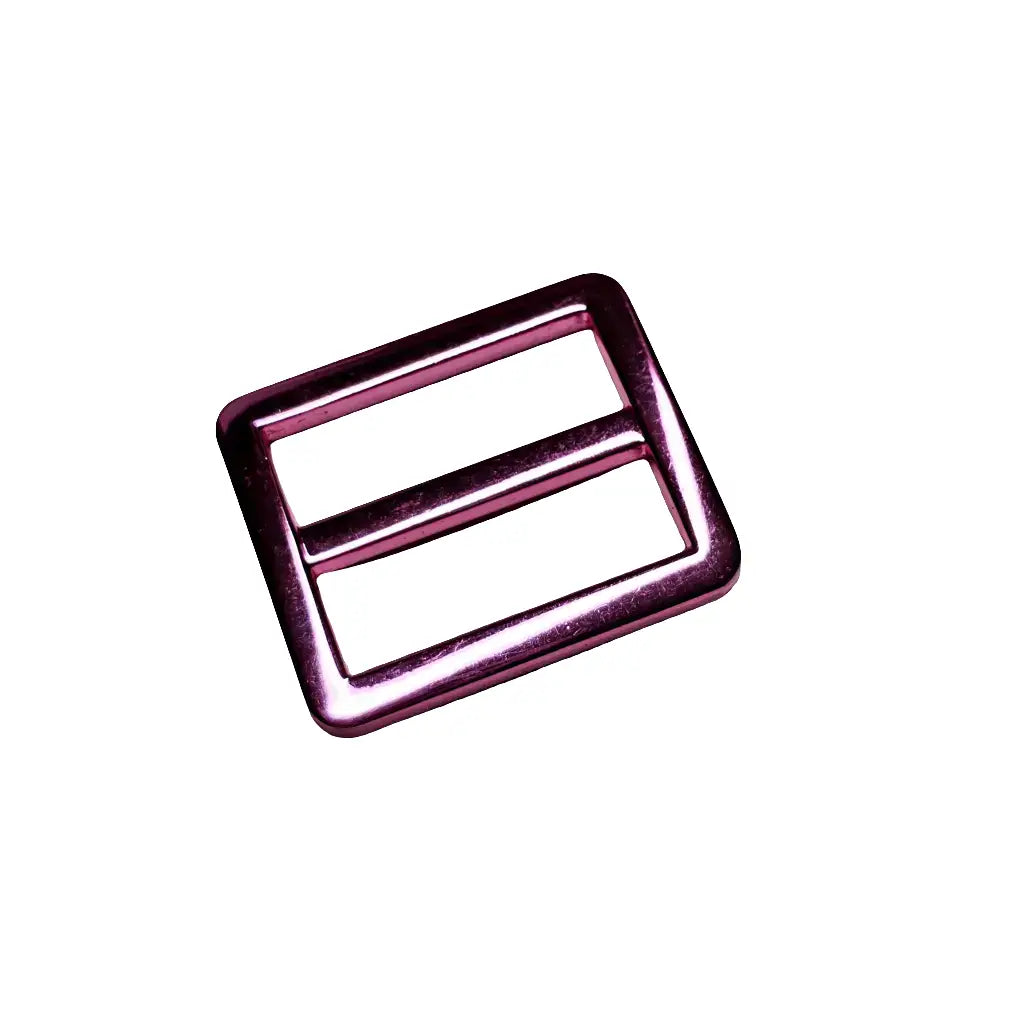Gurtschieber/Gurtaufhängung Metallic Pink / Lila für 25mm