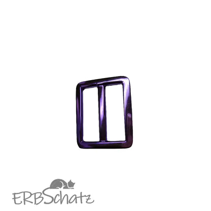 Gurtschieber/Gurtaufhängung Metallic Pink / Lila für 25mm