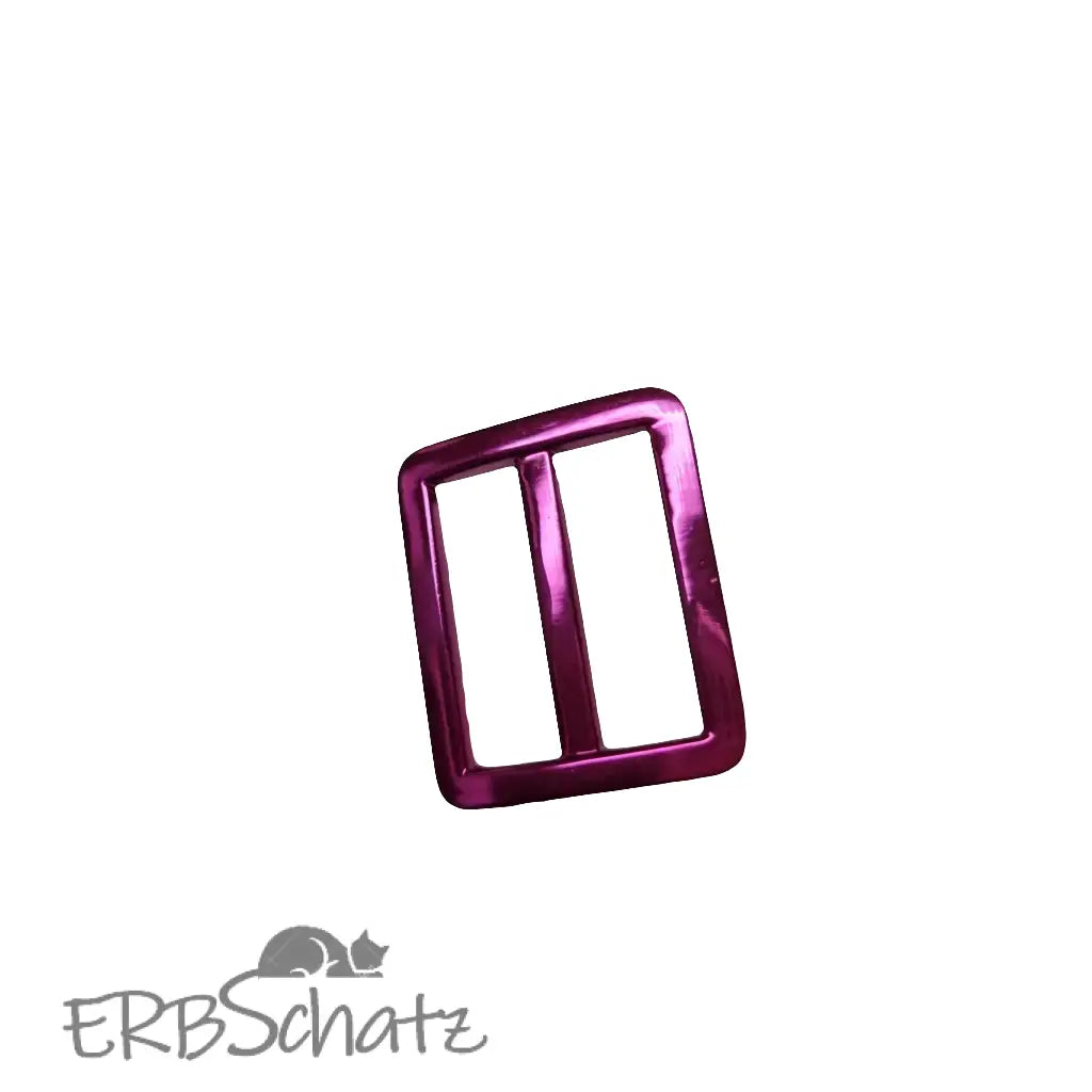 Gurtschieber/Gurtaufhängung Metallic Pink / Lila für 25mm