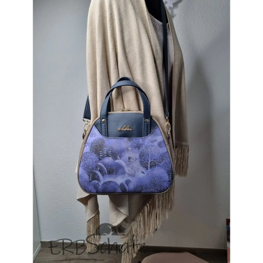 Handtasche Winterlandschaft Mini Bowlerbag