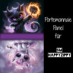 HappyZippy KL Portemonnaie Panel Artig/Unartig | 15x25cm