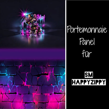 HappyZippy KL Portemonnaie Panel Bullyzei | 15x25cm - PP