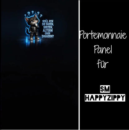 HappyZippy KL Portemonnaie Panel Duzen od. Siezen | 15x25cm