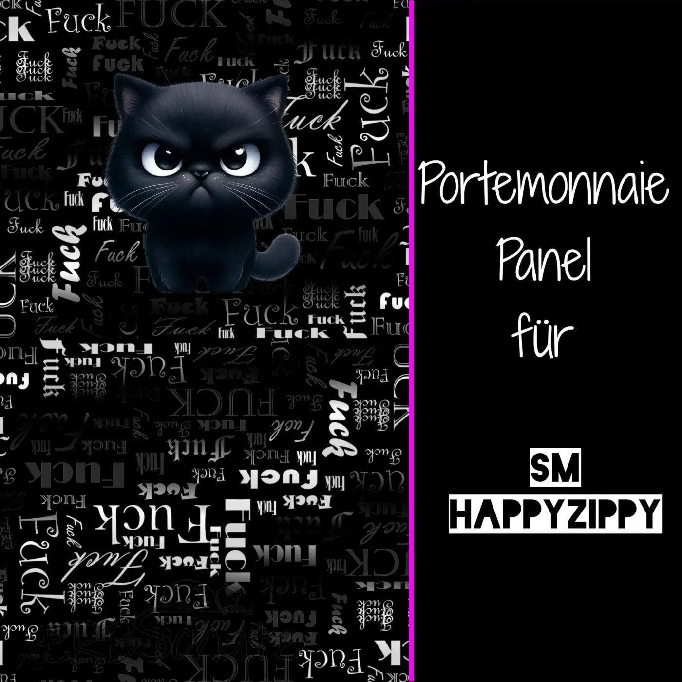 HappyZippy KL Portemonnaie Panel Grumpy Cat | 15x25cm - PP