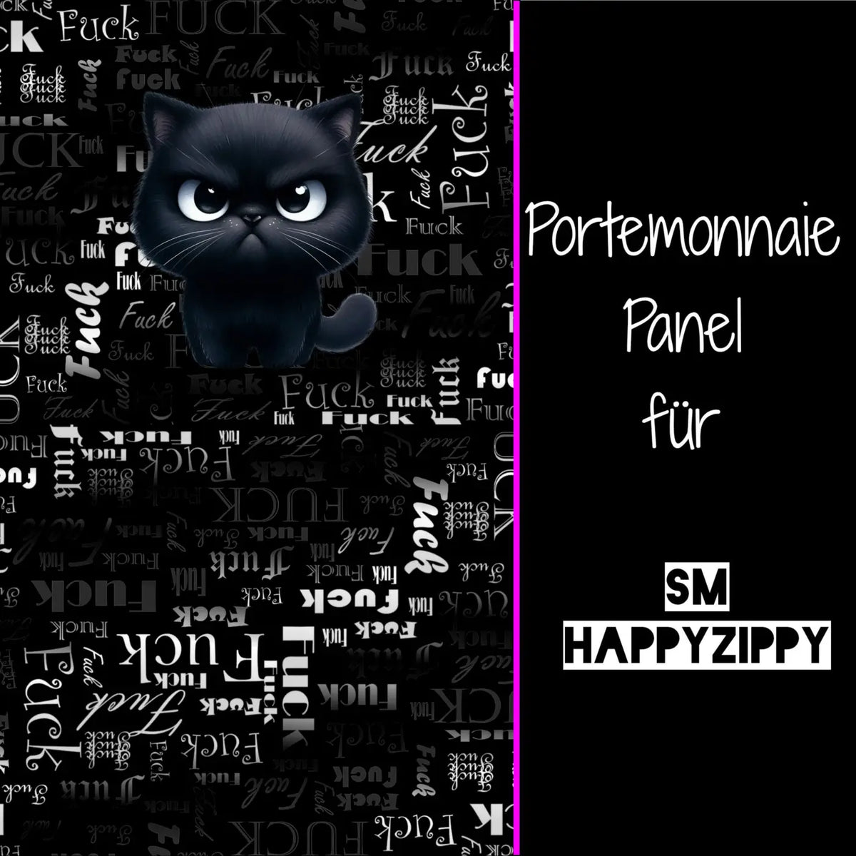 HappyZippy KL Portemonnaie Panel Grumpy Cat | 15x25cm - PP