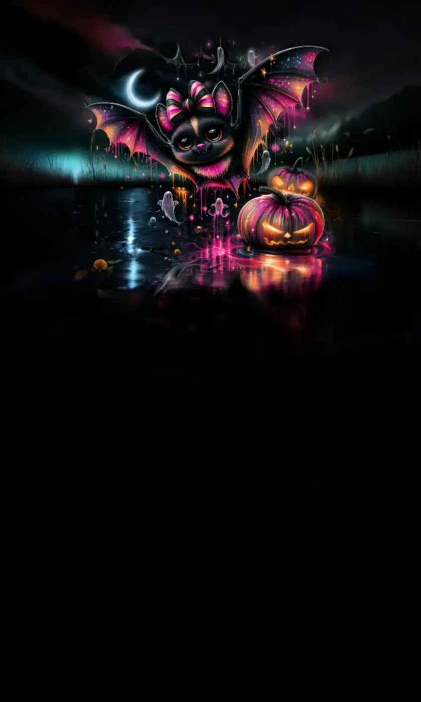 HappyZippy KL Portemonnaie Panel Halloween Bat | 15x25cm
