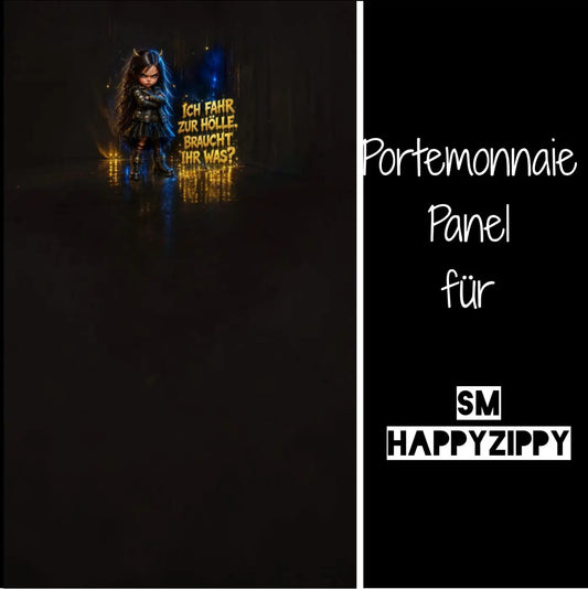 HappyZippy KL Portemonnaie Panel Höllenfahrt | 15x25cm - PP