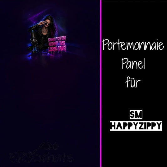 HappyZippy KL Portemonnaie Panel Keiner Lebend | 15x25cm