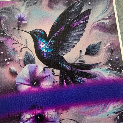 HappyZippy KL Portemonnaie Panel Lilac Hummingbird | 25 x