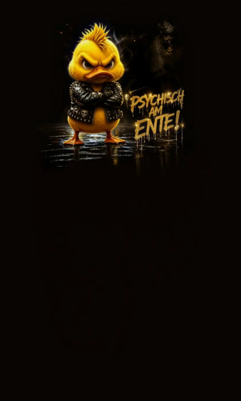 HappyZippy KL Portemonnaie Panel Psycho Ente | 15x25cm - PP