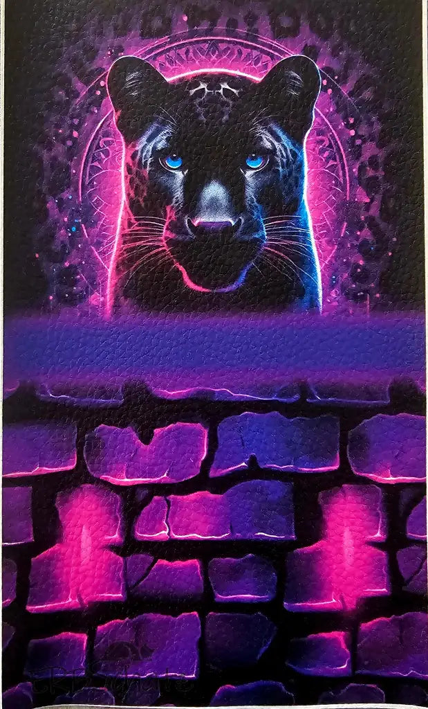 HappyZippy KL Portemonnaie Panel Purple Panther | 25 x 15cm