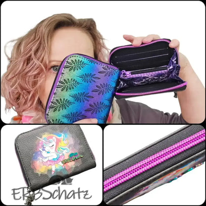 HappyZippy KL Portemonnaie Panel Boho Purple | 15x25cm - PP